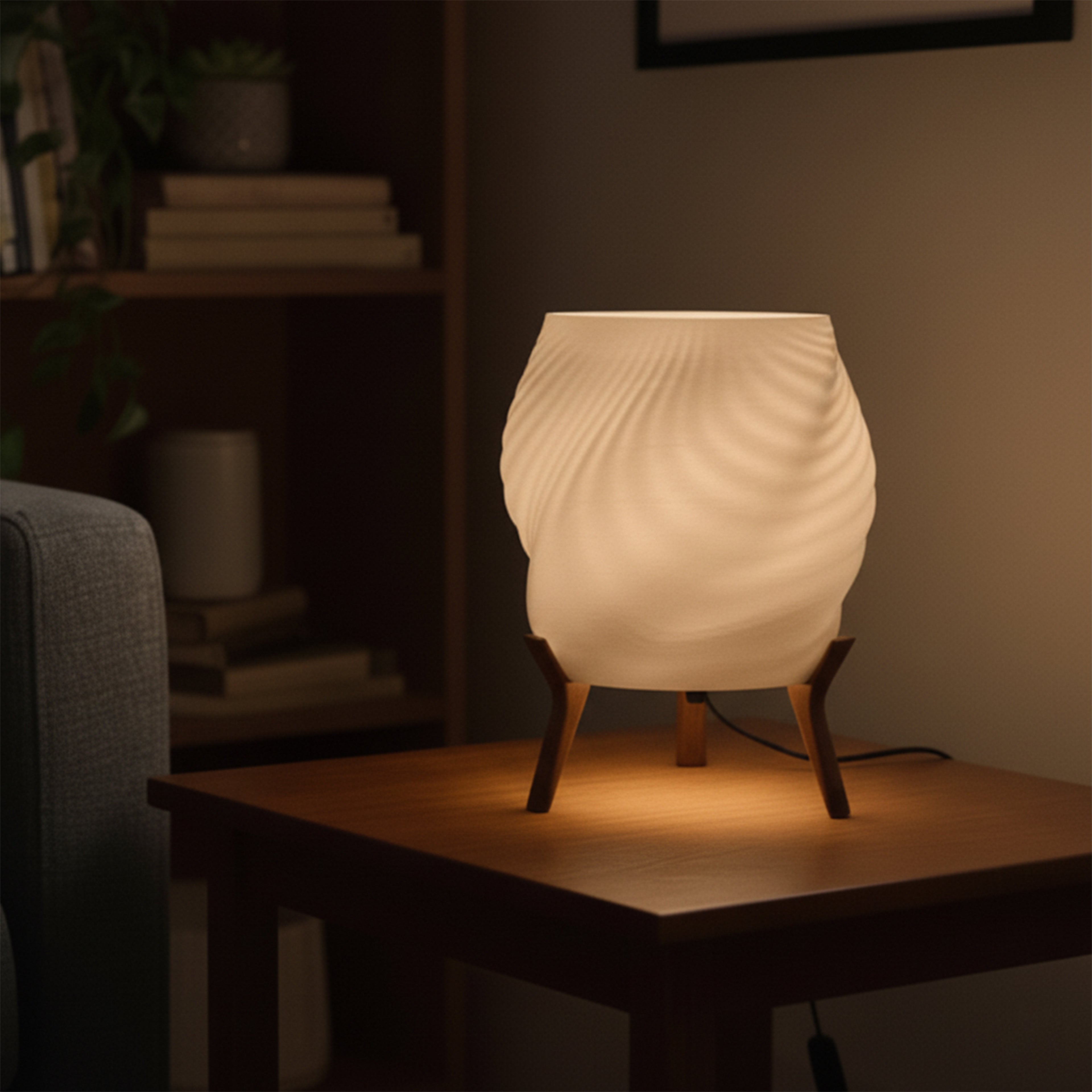 Dunes Swirl Lamp