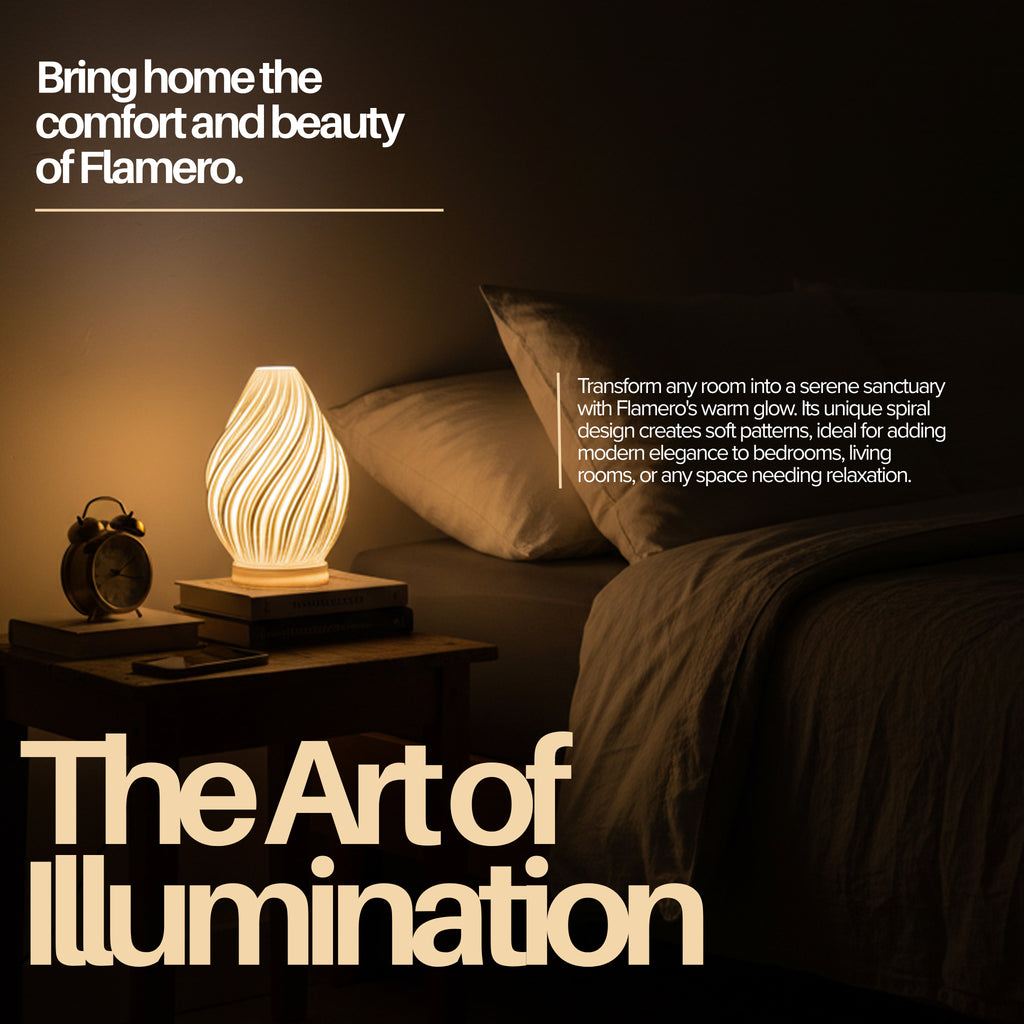 Flamero Swirl Lamp