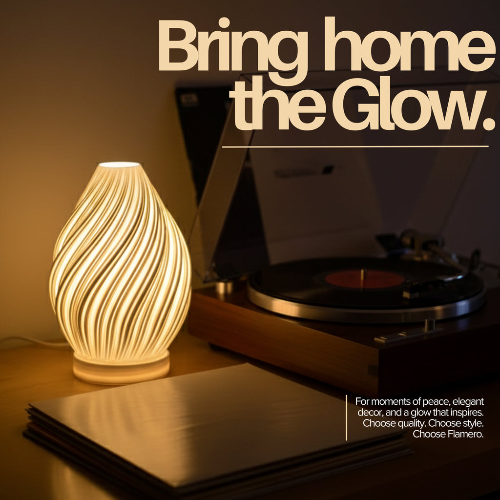 Flamero Swirl Lamp