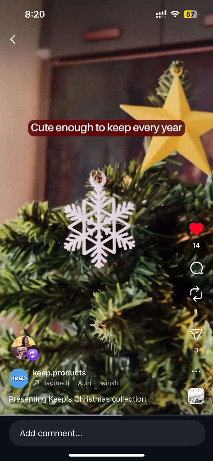 Christmas Tree Decor - Snowflakes