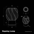 Ropelay Swirl Lamp
