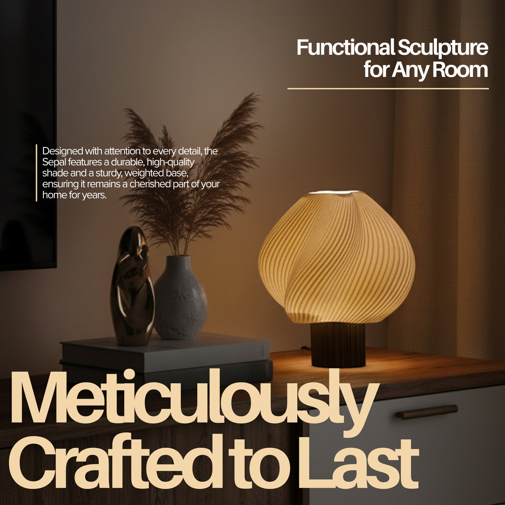 Sepal Swirl Lamp