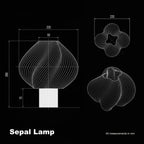 Sepal Swirl Lamp