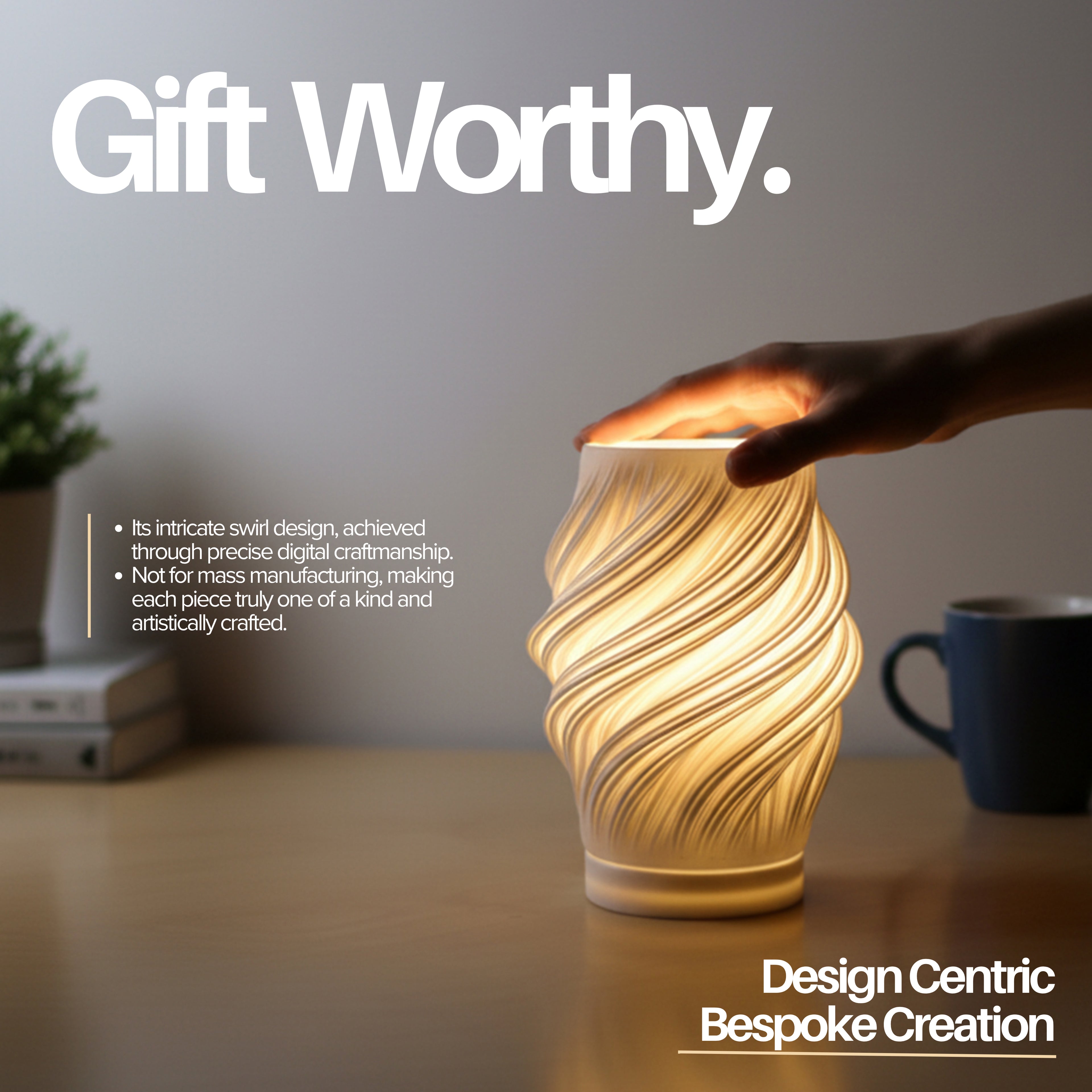 Volute Swirl Lamp