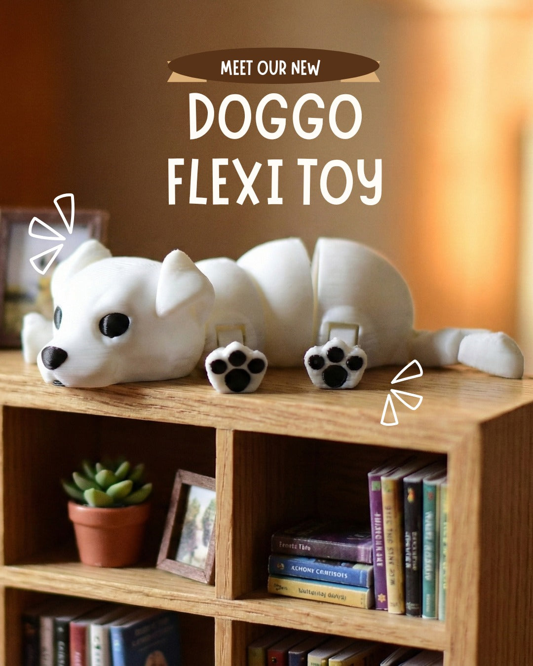 Doggo Flexi Keychain
