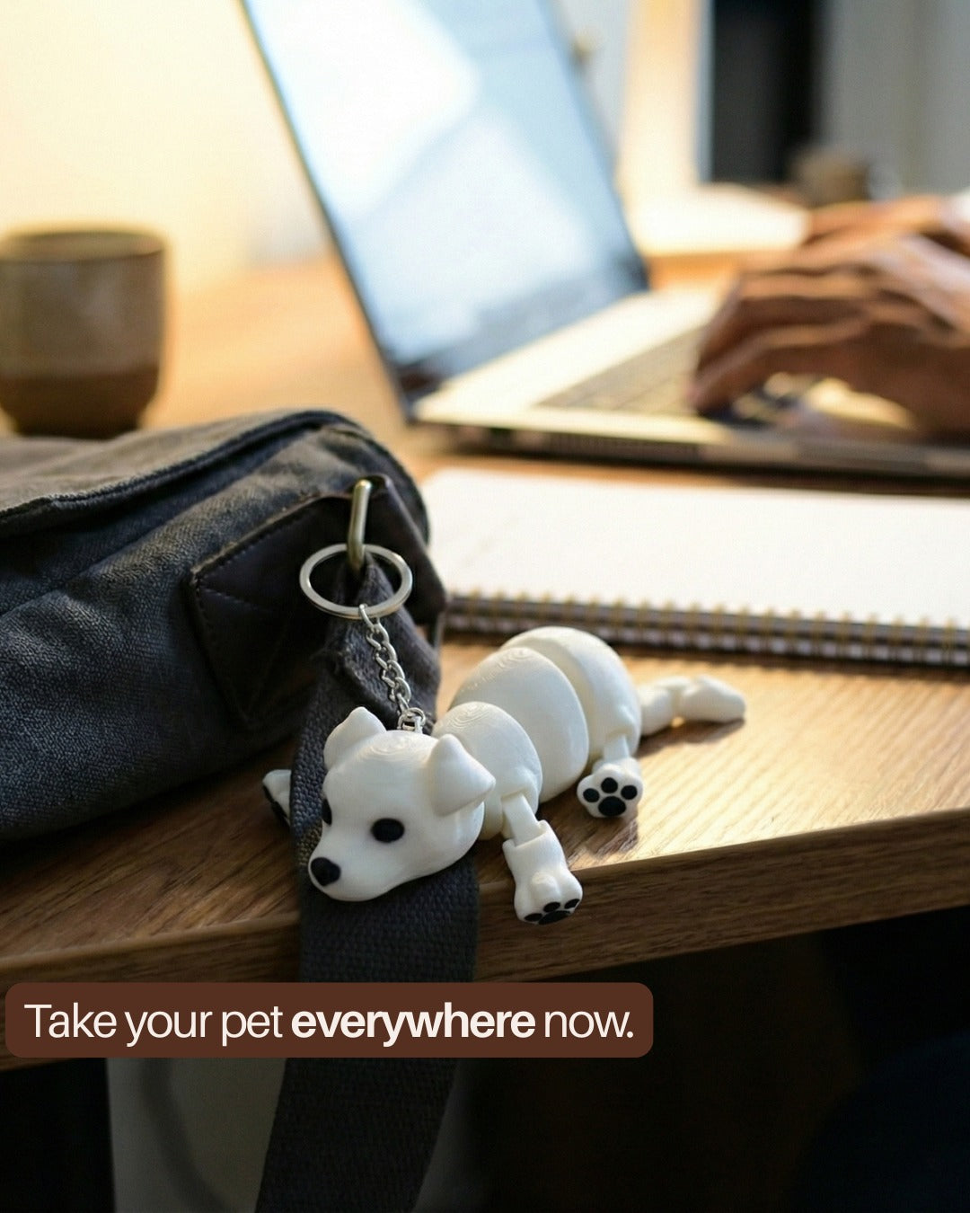 Doggo Flexi Keychain